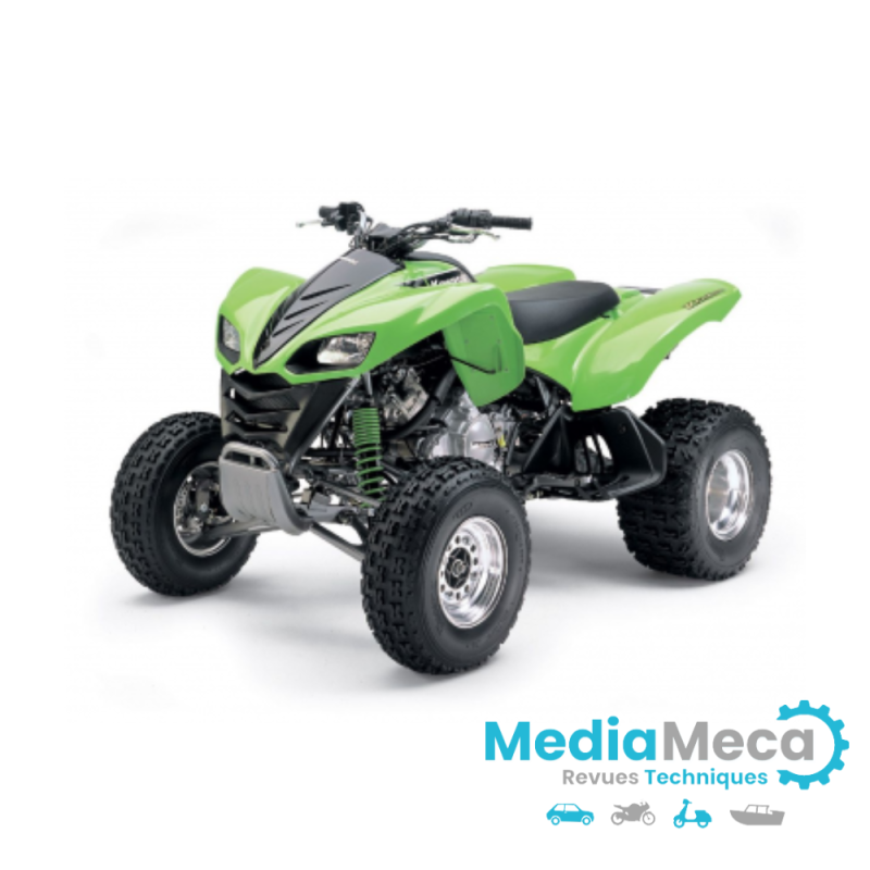 Manual de taller y revisión técnica para quad kawasaki KFX 700v force