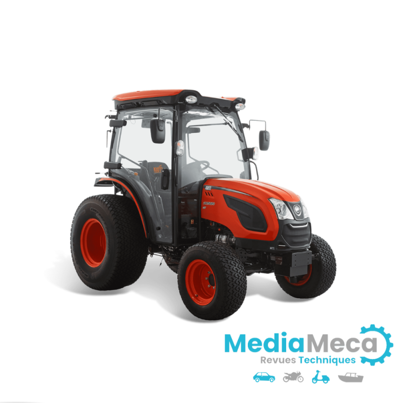 revisión técnica y manual de reparación del tractor kioti DK40