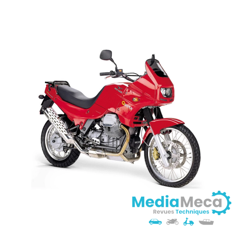 Manual de taller y reseña técnica Motoguzzi cuota 1100 es