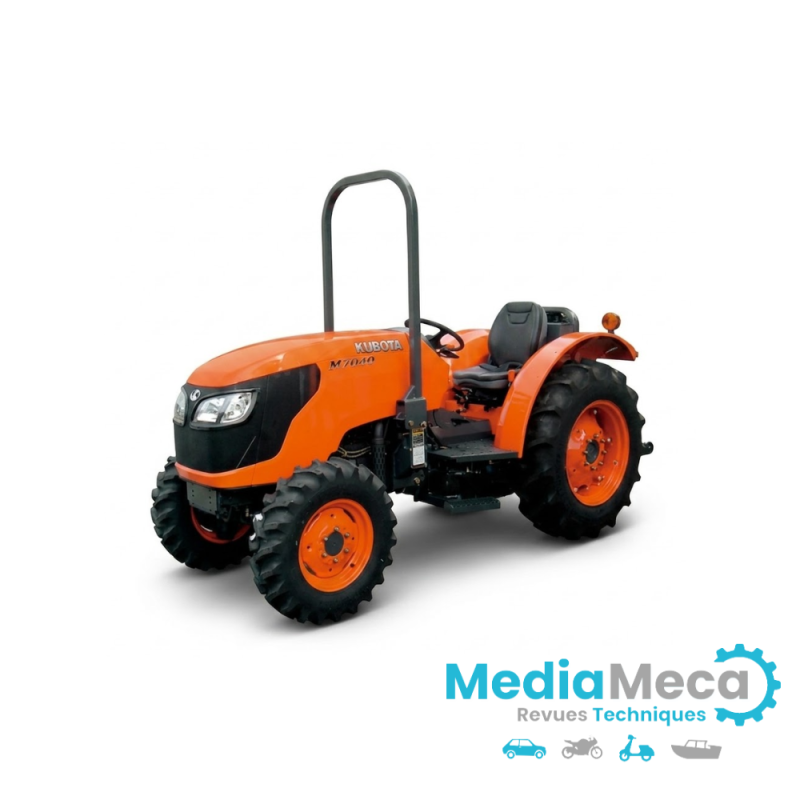 Manuale di riparazione e revisione tecnica per kubota m7040 narrow