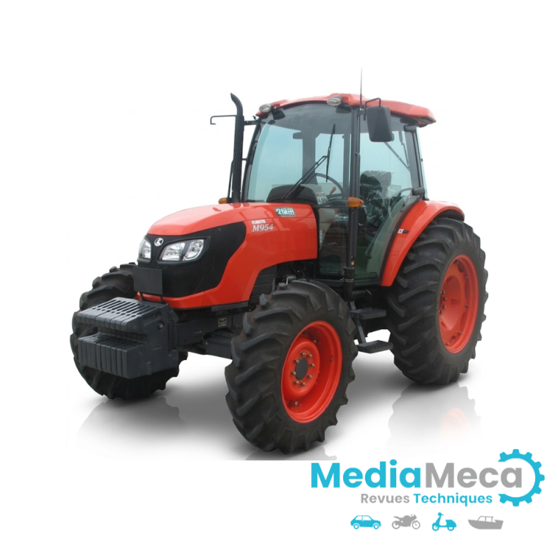 Manuale di revisione e riparazione tecnica per trattore kubota m9540