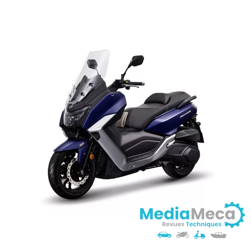 technisch overzicht en werkplaatshandboek voor sym maxsym 400i abs scooter
