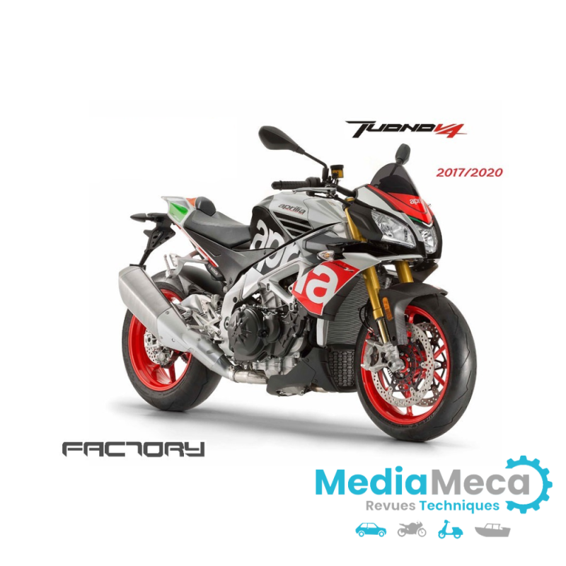 aprilia tuono 1100 v4 factory revue technique de 2017 à 2020 à télécharger