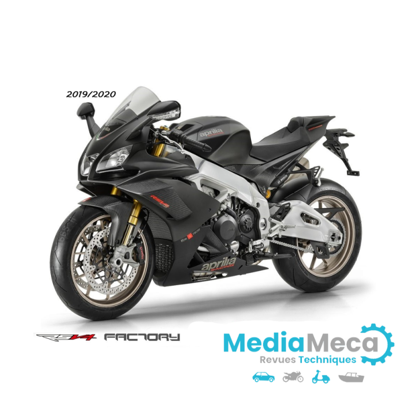 Workshop manual and technical review for aprilia rsv4 1100 factory 2019