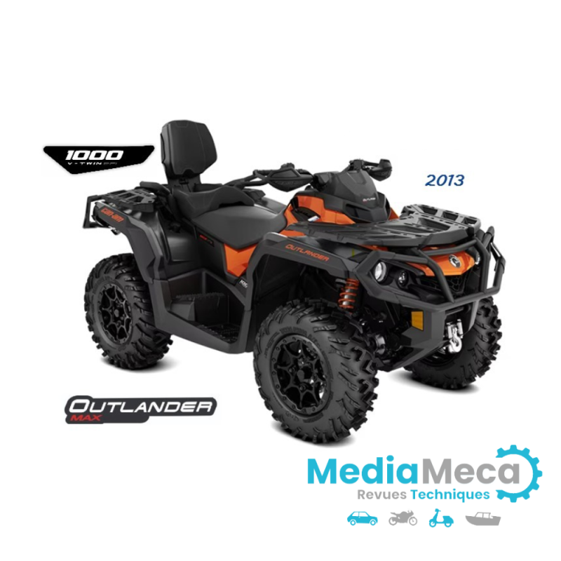 quads can am outlander max 1000 revue technique 2013