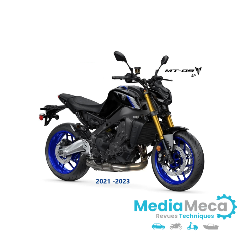 revisión técnica y manual de taller de yamaha mt-09 sp 2021