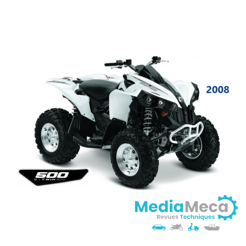 quads can am renegade 500 revue technique 2008