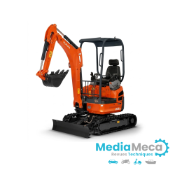 kubota u15 minipelle revue technique à télécharger