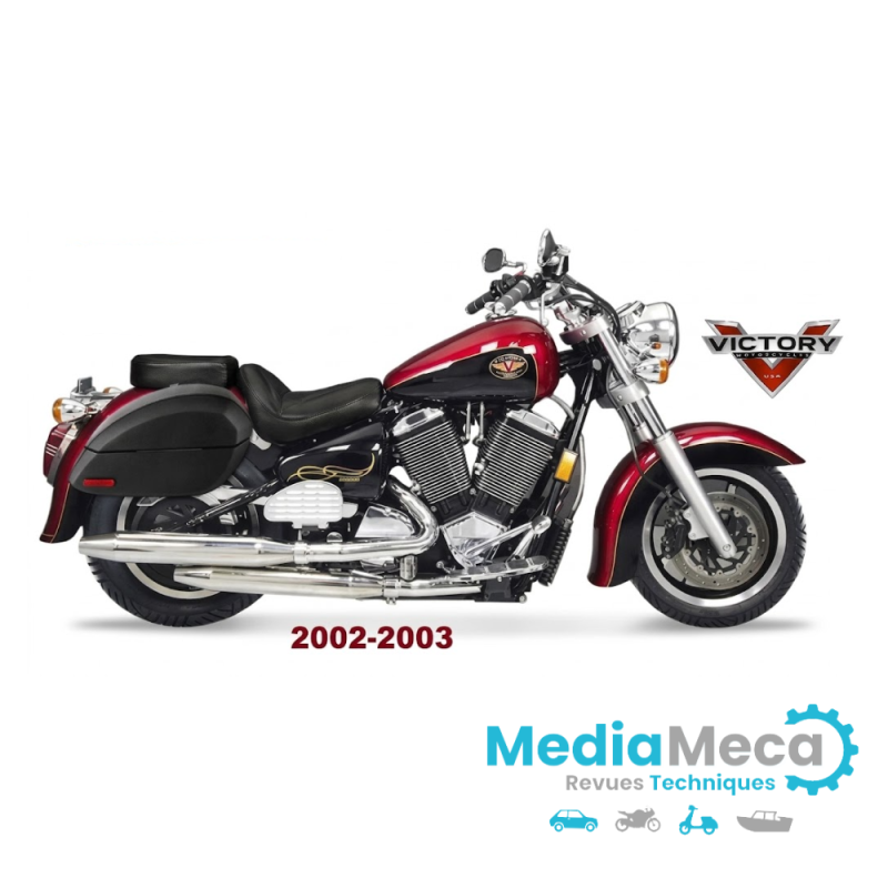 Revisión técnica y manual de taller para Victory V92c 2002 a 2004