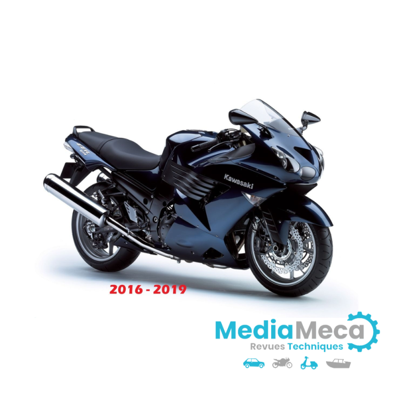 Werkstatthandbuch und technischer Bericht für Kawasaki ZZR 1400 von 2016 bis 2019