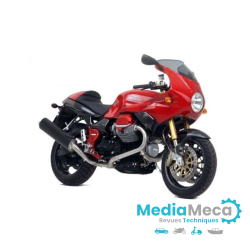 Workshop manual and technical review for Motoguzzi v11, v11 le mans, rosso corsa