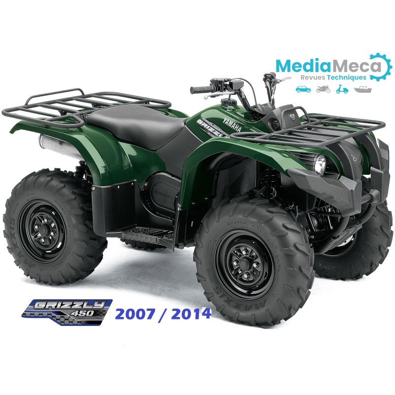 yamaha grizzly 450 eps revue technique 2007 à 2014