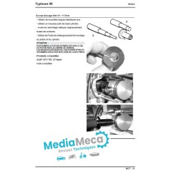 Workshop manual and technical review for Piaggio typhoon 50 2008