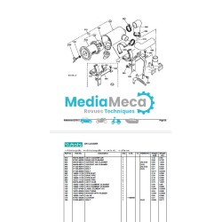 Spare parts manual for kubota b1550d diesel tractors