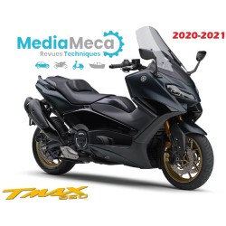 Workshop manual and technical review for yamaha tmax tech max 560 2020