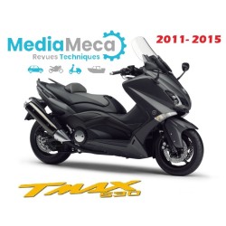 Workshop manual and technical review for yamaha tmax 530 2011 to 2015
