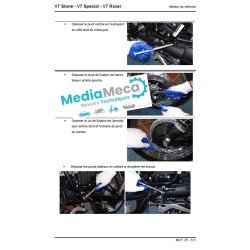 revisión técnica y manual de taller Motoguzzi v7 piedra especial