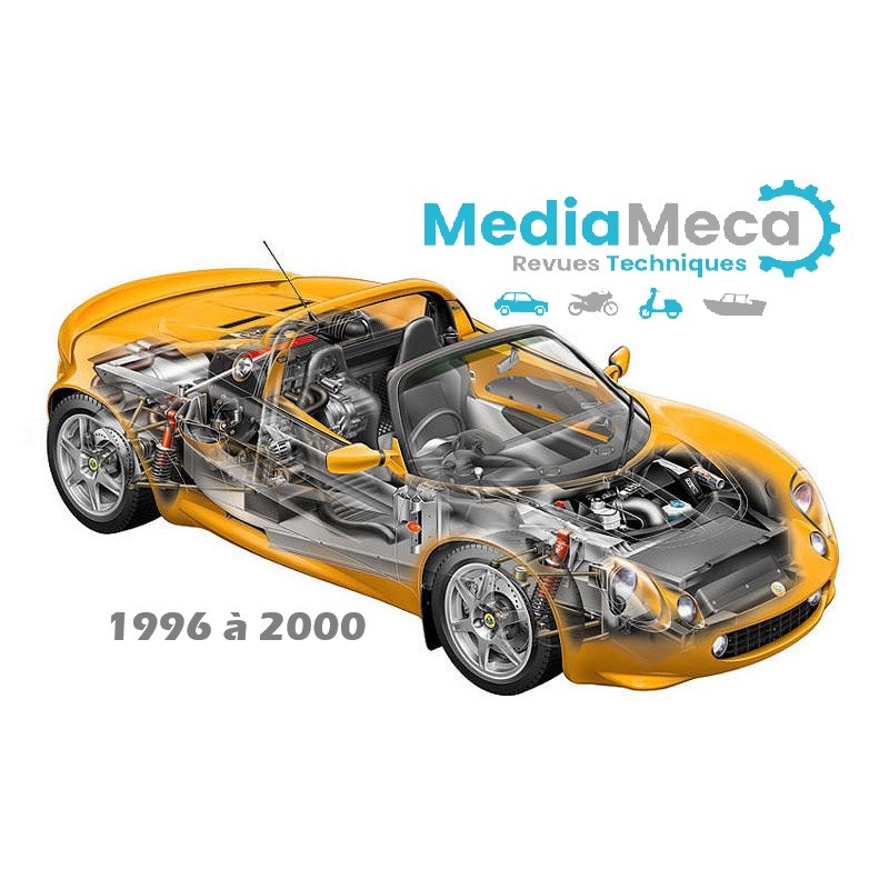 Werkplaatshandboek, technische recensie voor Lotus elise s1 van 1996 tot 2000