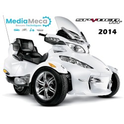Manual de taller y reseña técnica para spyder can am rt 1330 del 2014