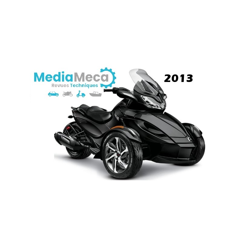 Manuale d'officina e revisione tecnica per spyder can am st 2013