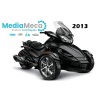 Manuale d'officina e revisione tecnica per spyder can am st 2013