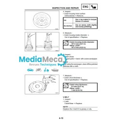 revisione tecnica e manuale di officina per yamaha aerox 50
