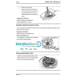 Workshop manual and technical review for Piaggio liberty 150 euro 3