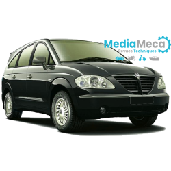 Workshop manual and technical review for ssanyong rodius suv