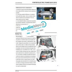 Workshop manual and technical review for Piaggio porter electric power