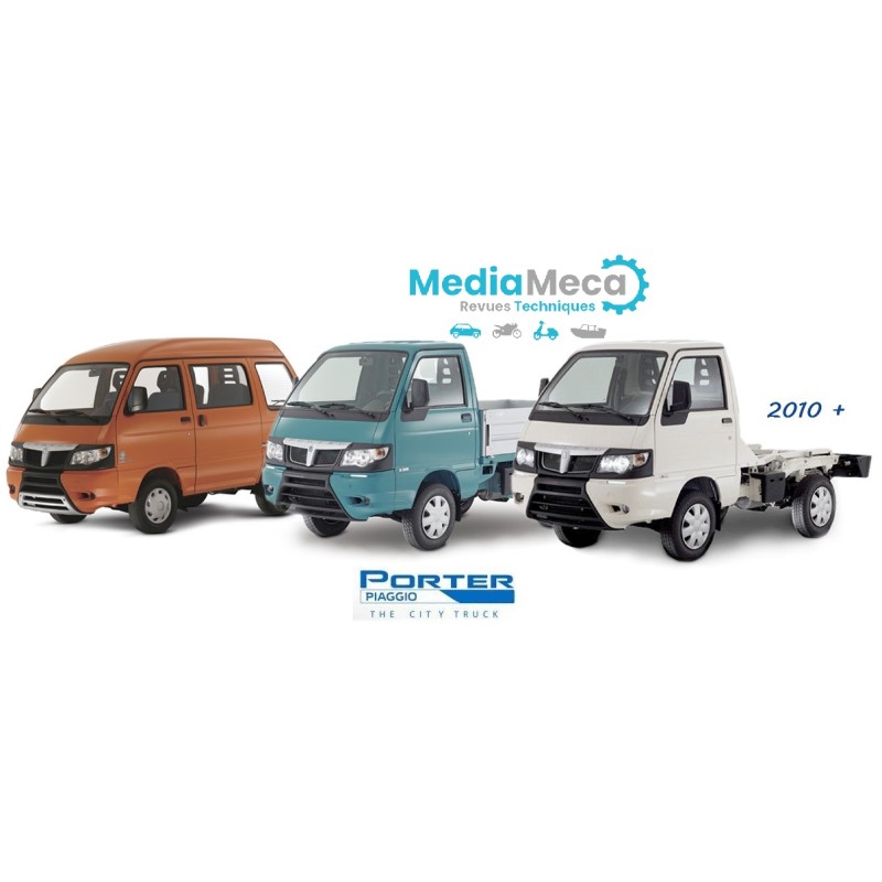 Werkplaatshandboek en technisch overzicht voor Piaggio porter d 120 2010