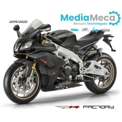 Werkplaatshandboek en technisch overzicht voor aprilia rsv4 1100 fabriek 2019
