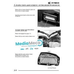 technisch overzicht en werkplaatshandboek voor kymco xciting 500ri abs