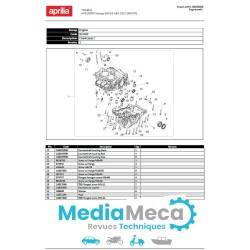 Ersatzteilhandbuch für Aprilia Tuareg 660 2022