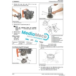 Technische beoordeling en reparatiehandleiding voor kubota bx23s dieseltractor