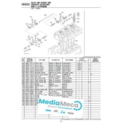 Spare parts manual for kubota G2160 diesel ride-on mower