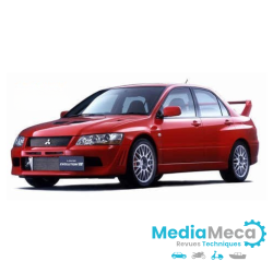 Technisch overzicht en werkplaatshandboek voor Mitsubishi Lancer Evo 7
