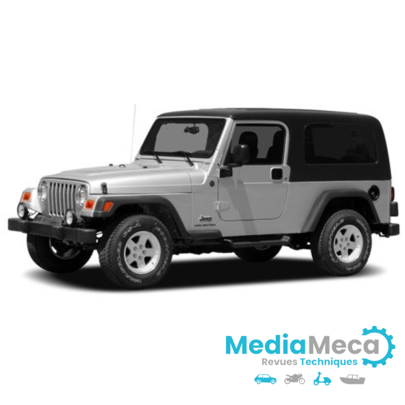 Manuel pieces de rechange Jeep wrangler type tj 1996 à 2005