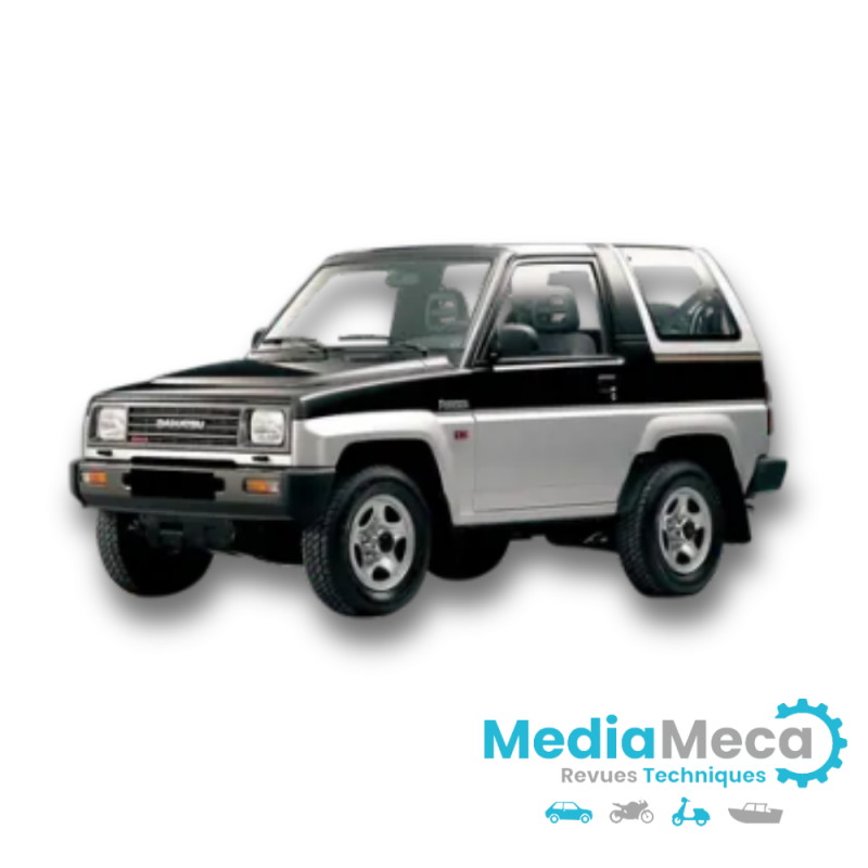 revue technique et manuel d'atelier pour daihatsu feroza f300