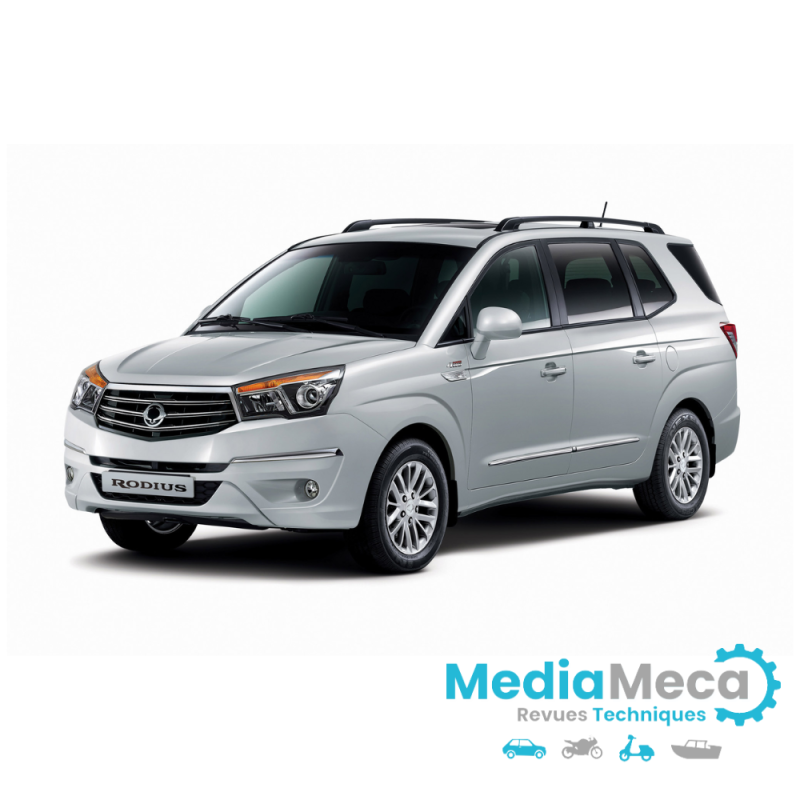 Workshop manual and technical review for ssanyong rodius suv