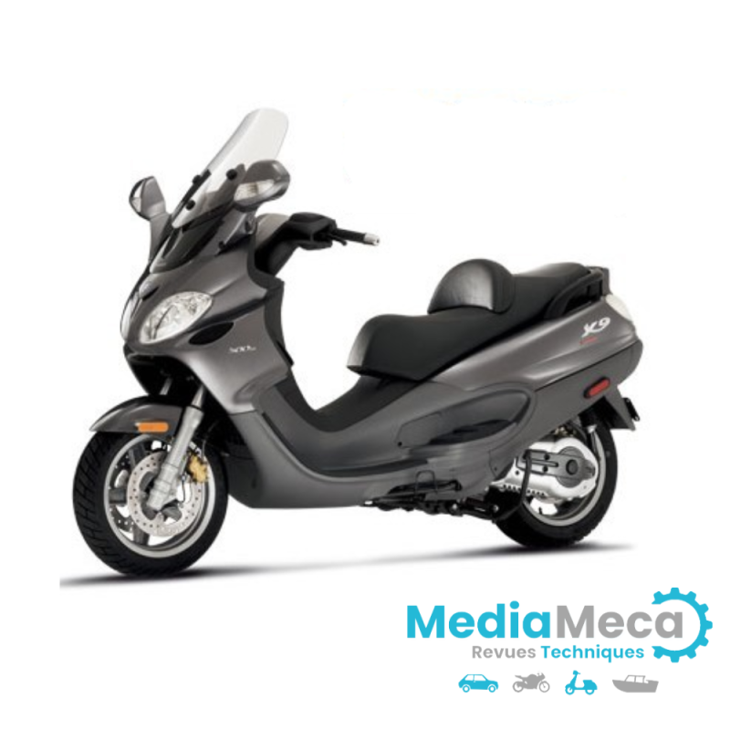 Manuel d'atelier et revue technique pour Piaggio x9 evolution 500