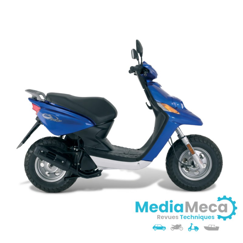 Workshop manual and technical review for mbk booster next generation scooter