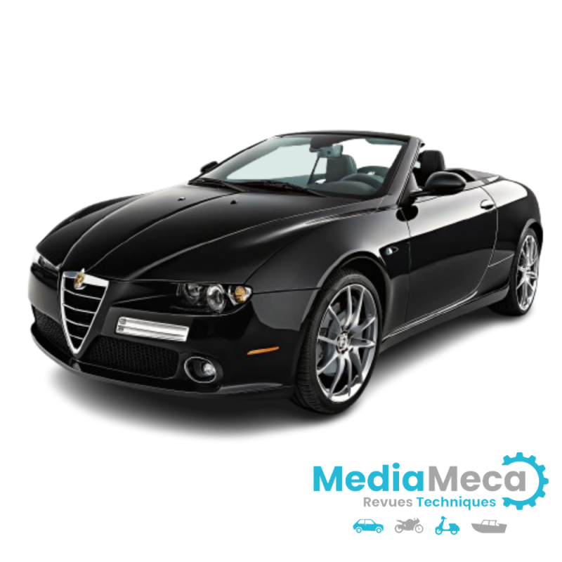 Manuel atelier et revue technique alfa romeo brera spider