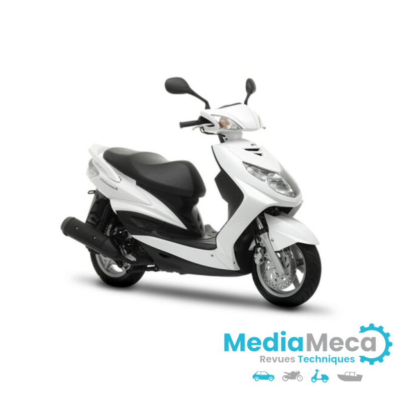Workshop manual and technical review for mbkflame 125 scooter