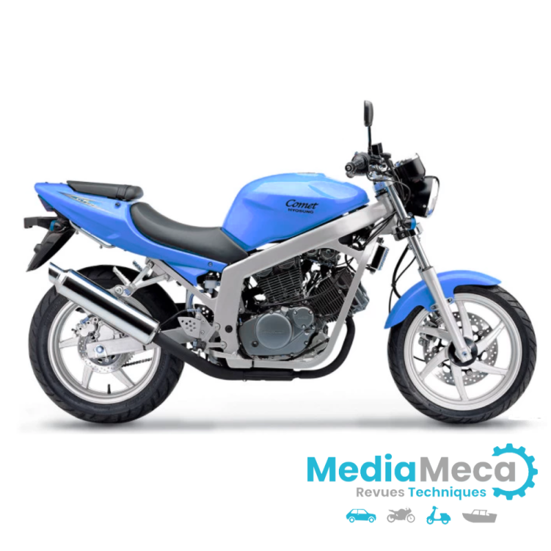Workshop manual and technical review for hyosung comet 125