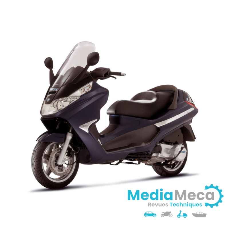 Manuel d'atelier et revue technique pour Piaggio x8 250ie