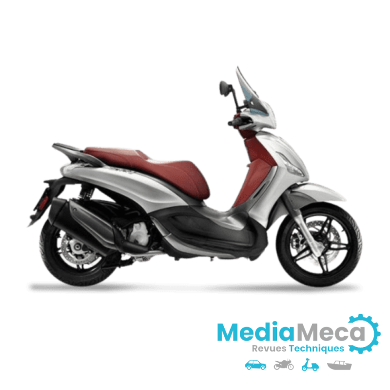 Manuel d'atelier et revue technique pour Piaggio beverly 250ie