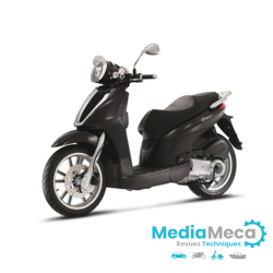 revisión técnica y manual de taller de Piaggio Carnaby cruiser 300ie