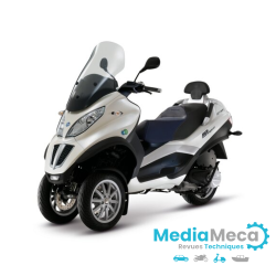 Manual de taller y reseña técnica del Piaggio mp3 300 RL hybrid