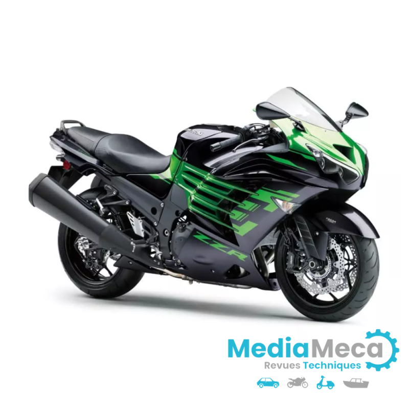 Manuel d'atelier et revue technique pour kawasaki zzr 1400 de 2012