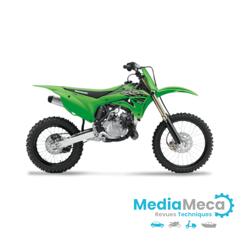 revisión técnica y manual de taller de kawasaki KX 100